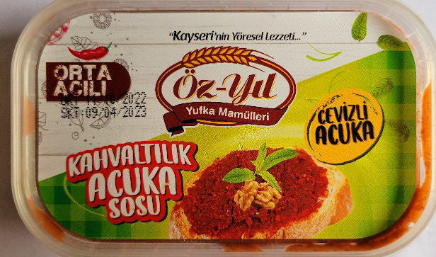 OZYIL ACUKA  HOT WITH WALNUTS  200G