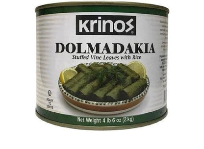 Krinos Dolmadakia  stuffed grape leaves  2 kg