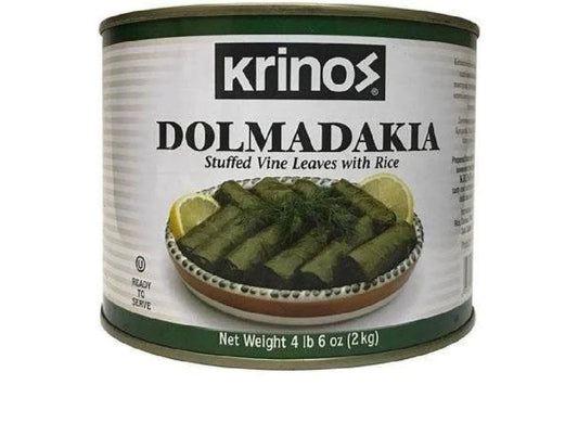 Krinos Dolmadakia  stuffed grape leaves  2 kg