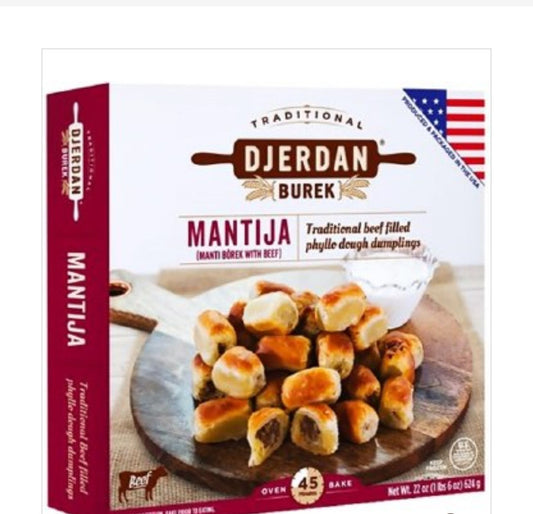 Djerdan Mantija With Beef Manti Borek 624g F