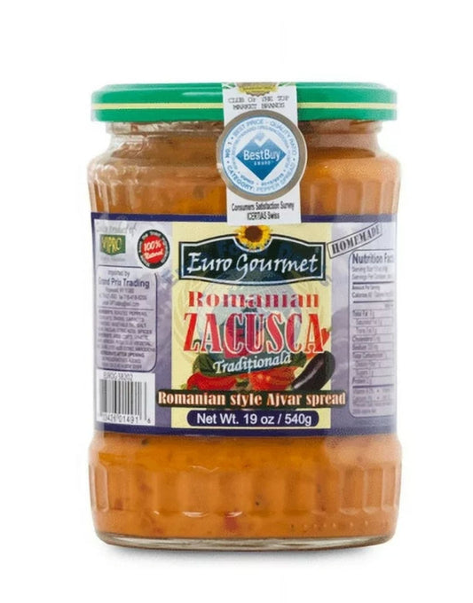 EURO GOURMET ZACUSCA (ZACUSCA TARANEASCA) - 540G0 G