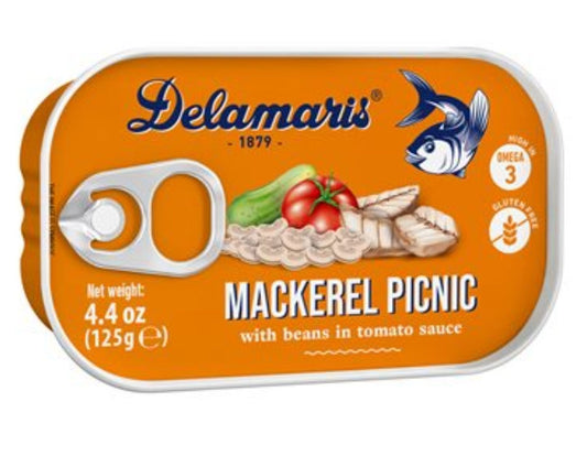 DELAMARIS Picnic Mackerel Salad 125g tin