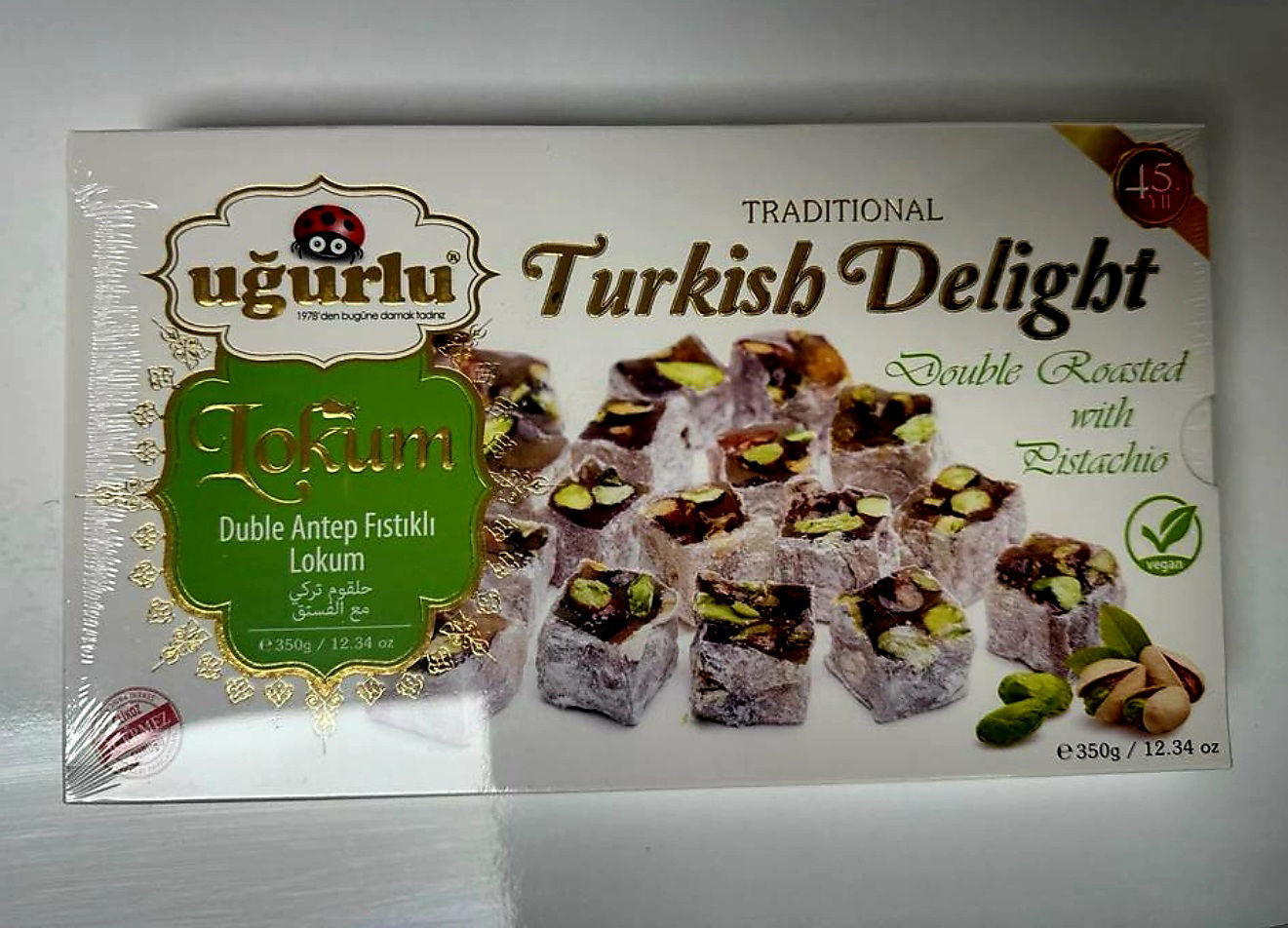 Uğurlu Türk Lokumu Ekstra Antep Fıstıklı 350g
