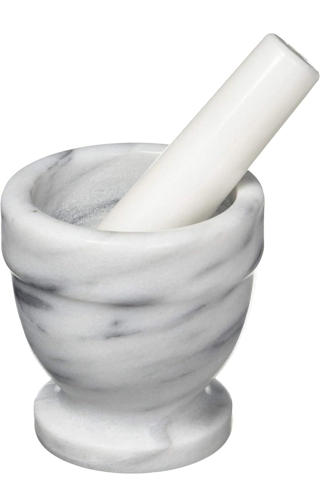 MARBLE MORTAR AND PESTLE (Granit havan ) 11cm x 7.5cm