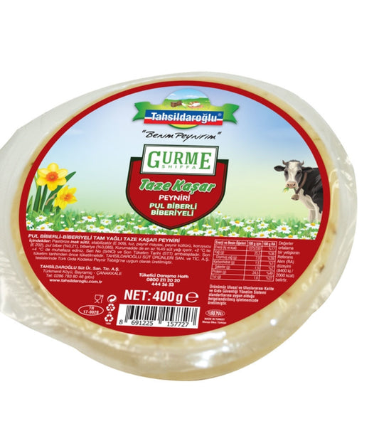 Tahsildaroglu Kashkaval cheese w/Red pepper&Rosemary 400g