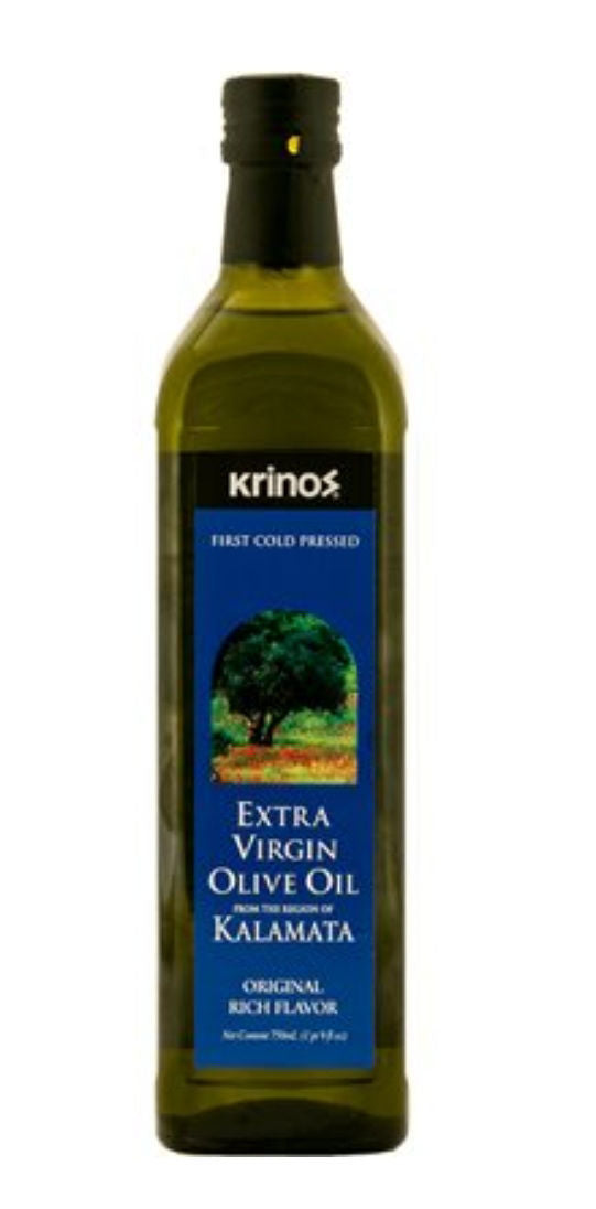 KRINOS GREEK KALAMATA EXTRA VIRGIN OLIVE OIL 750ML