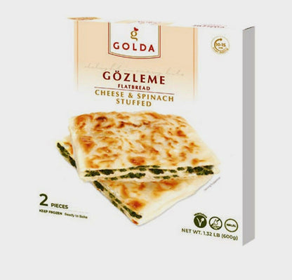 Golda Flatbread spinach&Cheese Stuffed 2 pcs (600g)  Ispanakl? Peynirli Gozleme