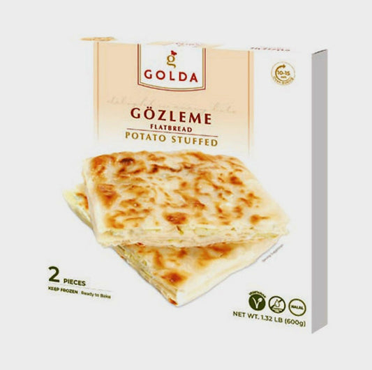 Golda Flatbread potatoes Stuffed Gozleme 2 pcs patatesli Gözleme