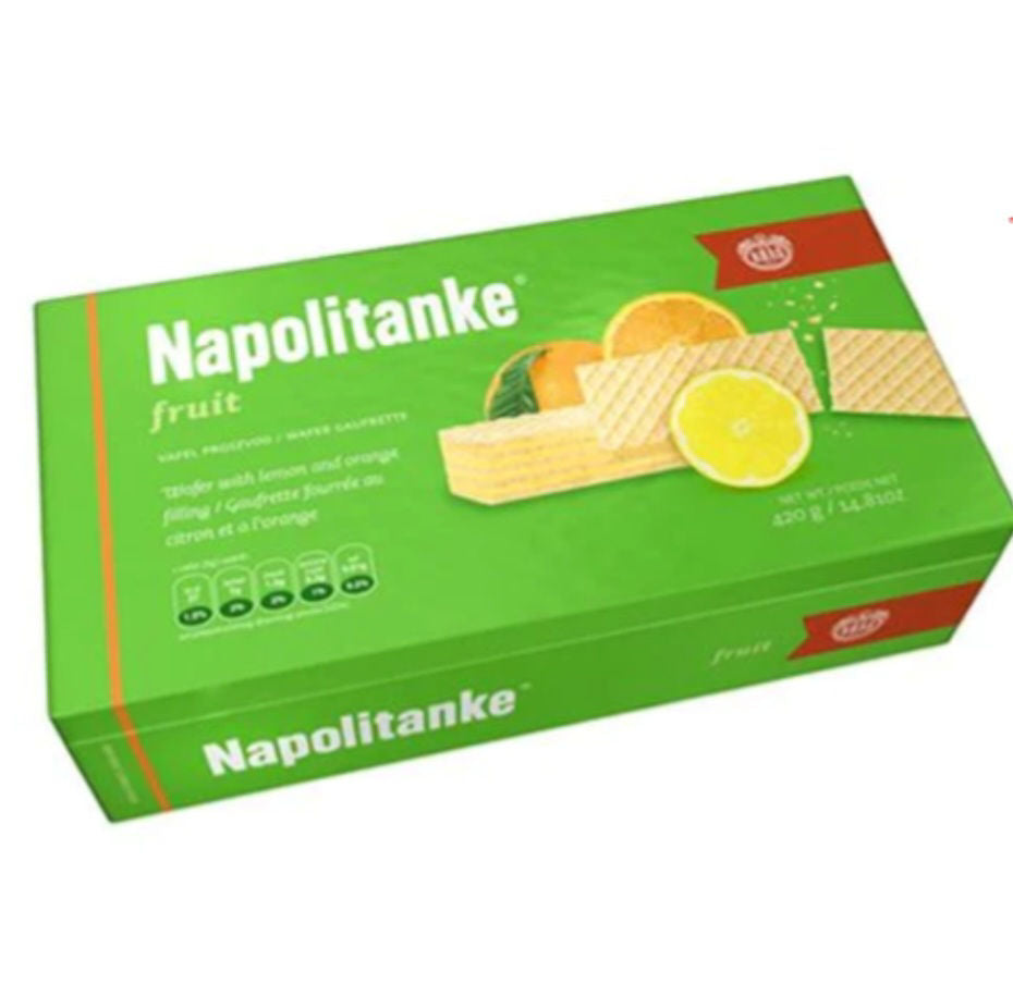 Kras wafer with lemon&Orange filling 420g
