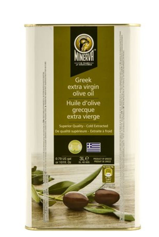 MINERVA Extra Virgin Olive Oil 3L tin