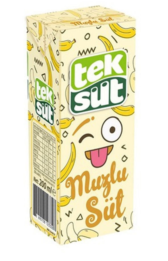TEKSUT MILK W/BANANA 6x 200ML