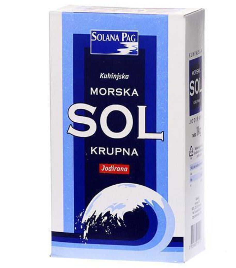 SOLANA PAG Parska Morska Sol ''Krupna'' - Salt 1kg