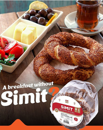 SIMIT Turkish Sesame Bagel 4 x 100g
