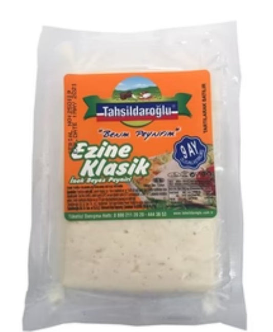 Tahsildaroglu Traditional White Cheese (Ezine Klasik Peyniri) Appx. 1.4Lb Vac Pak