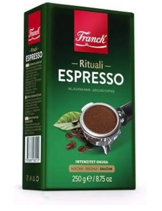 Espresso Öğütülmüş Kahve (Franck) 250g, YEŞİL PAKET