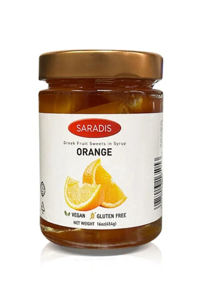 SARADIS Orange Jam 1lb (453g) jar