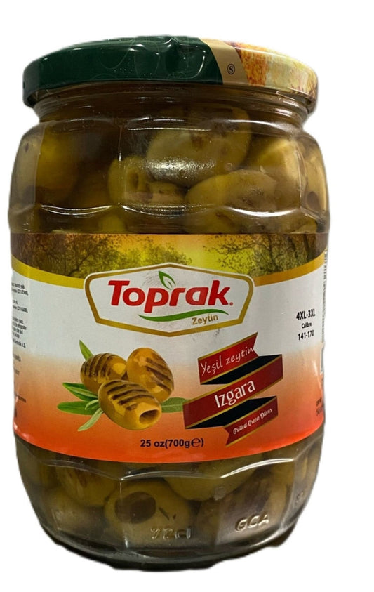 Grilled green olives (Toprak)  700g